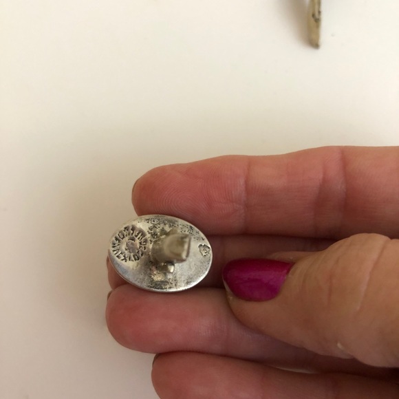 Vintage Turquoise Cuff Links - Picture 4 of 5